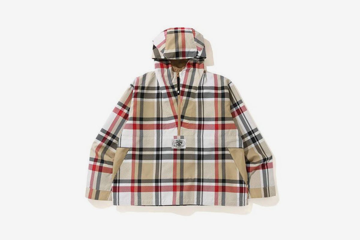 bape burberry shirt